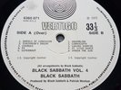 Black Sabbath -  UK 1st Vol. 4 Vertigo, Swirl Label, No 