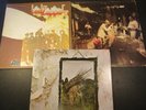 3 Led Zeppelin LP lot, Two II,Four  IV, In Through The Out Door, VG+ to NM