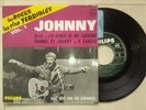 JOHNNY HALLYDAY EP GLACE les ROCKs VOL1 RECTO ROSE COLOMBET+LANG UETTE RARE TBE