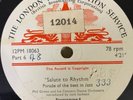 Jazz 78 RPM - The London Transcription Service 1940-Salute to rhythm- Phil green