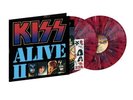 KISS Alive II Color Red Splatter 2 LP Vinyl LP 45th Anniversary Sold Out Sealed