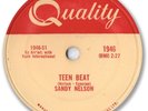 Super Rare 1959 SANDY NELSON Rock’n Roll/ Drum 78 RPM Record. Teen Beat