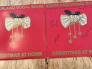 STARLAND VOCAL BAND Christmas At Home SVB100 LP Vinyl VG++ With Alternate Signed