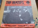 THE BEATLES - DUTCH PARLOPHONE - A HARD DAYS NIGHT / THINGS WE SAID TODAY - VG+