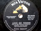 ELVIS PRESLEY Love Me Tender / Anyway You Want Me RCA 78 1956 VG #E53