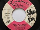 PHYLLIS DILLON - Dont Stay Away - ROCKSTEADY JAMAICA 45 Treasure Isle