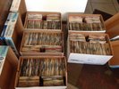 OVER FORTY FIVE HUNDRED ( 4500) 45 RPM RECORDS IN SLEEVES-FROM JUKEBOXES-MINT +
