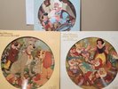 Walt Disney Picture Disc Lot:Pinocchio Snow White Lady & The Tramp Vinyl Record