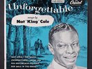 NAT KING COLE: unforgettable CAPITOL 7