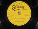 78 RPM -- George Jones, Starday 130 (Jones' 1st 78), EE-/V+ Country - Rockabilly