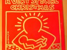 BRUCE SPRINGSTEEN U2 Very Special Christmas 1987 LP KEITH HARING Embossed Cover