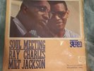 RAY CHARLES MILT JACKSON SOUL MEETING JAZZ LP VINYL ALBUM