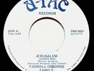 Johnson City TN Farrell Osborne Family Jerusalem Christian 45 Vinyl Record