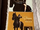 Shania Twain Signed - 2 X Queen of Me Gold Leopard Print Vinyl & Standard Vinyl