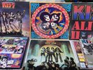 9 LP KISS Lot:Alive II,Destroyer,Love Gun,Unmasked,Rock And Roll Over,Early Year