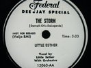 LITTLE ESTHER The Storm & Summertime Rare R&B Soul DJ Promo 78-FEDERAL #12063