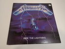 Metallica Ride The Lightning Lp Vinyl 1984 Early USA  Elektra VG+/VG Mega Force