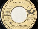Pink Floyd   One Of These Days/Fearless   Rare Italy 45   WHITE LABEL PROMO