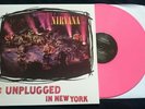 NIRVANA VINYL MTV UNPLUGGED IN NEW YORK LIVE LP LIMITED EDITION REISSUE HOT PINK