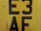 Signed Dizzee Rascal A3 AF Clear Yellow Vinyl Autographed on Sleeve