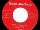 TIM BALLAD AND THE 50 FOOT HOSE 45-1972-Rock N' Roll Star b/w Silver Sun