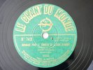 Spanish Guitar Angel Iglesias French 78RPM Chant du Monde 743