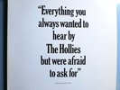 THE HOLLIES EVERYTHING YOU WANTED RARE ORIG '77 EPIC WHITE LABEL PROMO-ONLY LP