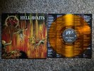 SLAYER HELL AWAITS ORANGE VINYL LP RECORD LIMITED EDITION venom death angel USA