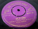 ELVIS PRESLEY UK 1st Pressing HMV PURPLE LABEL GOLD PRINT *Love me Tender * EX++