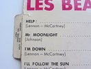 THE BEATLES  ORIGINAL 1965 FRENCH EP   HELP    WITH SELLING TAG STILL ATTACHED