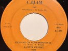 AUSTIN WRIGHT Keep Me On Your Mind/Where When ORIG R&B MAMBO CALYPSO 45*hear*