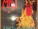 SEALED  MASI - FIRE IN THE RAIN LP 1987 METAL BLADE US HYPE STICKER