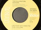 ELLINGTON SISTERS: i better get used to this feeling / i'm only wanted (when i'm