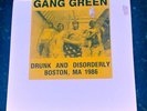 Gang Green - Drunk & Disorderly Boston, MA 1986 10” Green Vinyl DeLuxe DX1003 NM
