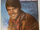 glen campbell signed vinyl 
