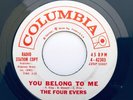 THE FOUR-EVERS - YOU BELONG TO ME - US 4-42303 - 7
