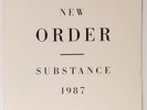 New Order -  Substance 1987 LP Embossed with printed inner sleeves UK Fact 200