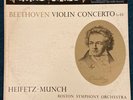 Heifetz / Munch Beethoven LP violin RCA Living Stereo LSC 1992 orig 1959 1st ED