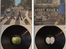 THE BEATLES ABBEY ROAD MISALIGNED APPLE LOGO & 9 x OTHER BEATLES & RELATED VINYL
