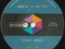 BUDDY HOLLY 45: THAT'LL BE THE DAY b/w EVERYDAY  AUSSIE  MCA 1267  NM & NM 1972