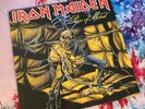 Iron Maiden - Piece Of Mind LP SIGNED BY FULL BAND Vinyl OG 1983 Europe Pressing
