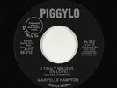 Funk/Crossover Soul 45 - Marvelle Hampton - I Truly Believe - Piggylo - VG+ mp3