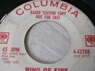 Johnny Cash,Ring of Fire-I'd Still Be There promo 45