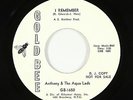 Northern Soul 45 - Anthony & The Aqua Lads - I Remember - Gold Bee - VG+ mp3