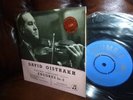 Encores, DAVID OISTRAKH Yampolsky UK Columbia ESL 6252 STEREO EP 7