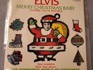 Yellow PROMO, Original Elvis Presley USA 45, Merry Christmas Baby, RCA Victor...