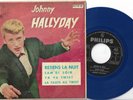 JOHNNY HALLYDAY EP Espagne 1962 Retiens la nuit +3 BLEU Vinyle