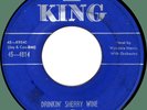 WYNONIE HARRIS Drinkin' Sherry Wine / Git With the Grits 45rpm King 1955 jump