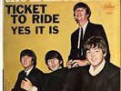 The Beatles - Ticket To Ride / Yes It Is 45 rpm Picture Sleeve Capitol 5407