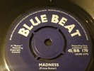 PRINCE BUSTER MADNESS / TOOTHACHE ON BLUE BEAT LABEL RARE SKA 7